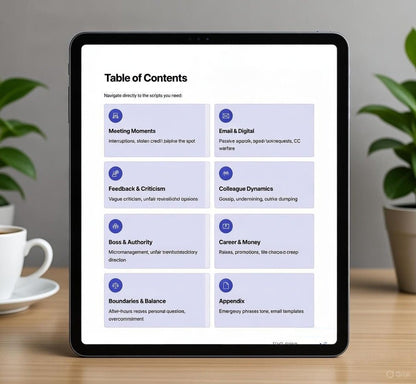 The exact words to say when work crosses the line — after hours, in meetings, or over email.